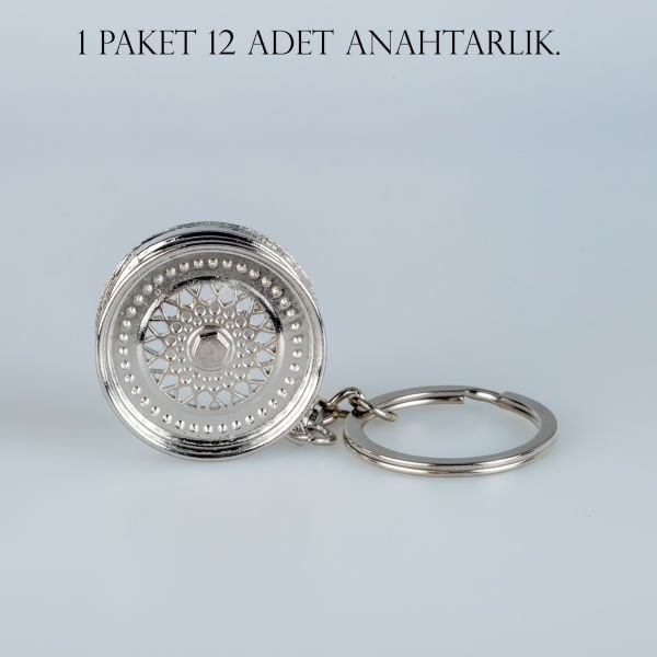 Anahtarlık Jant Paket 12 Adet