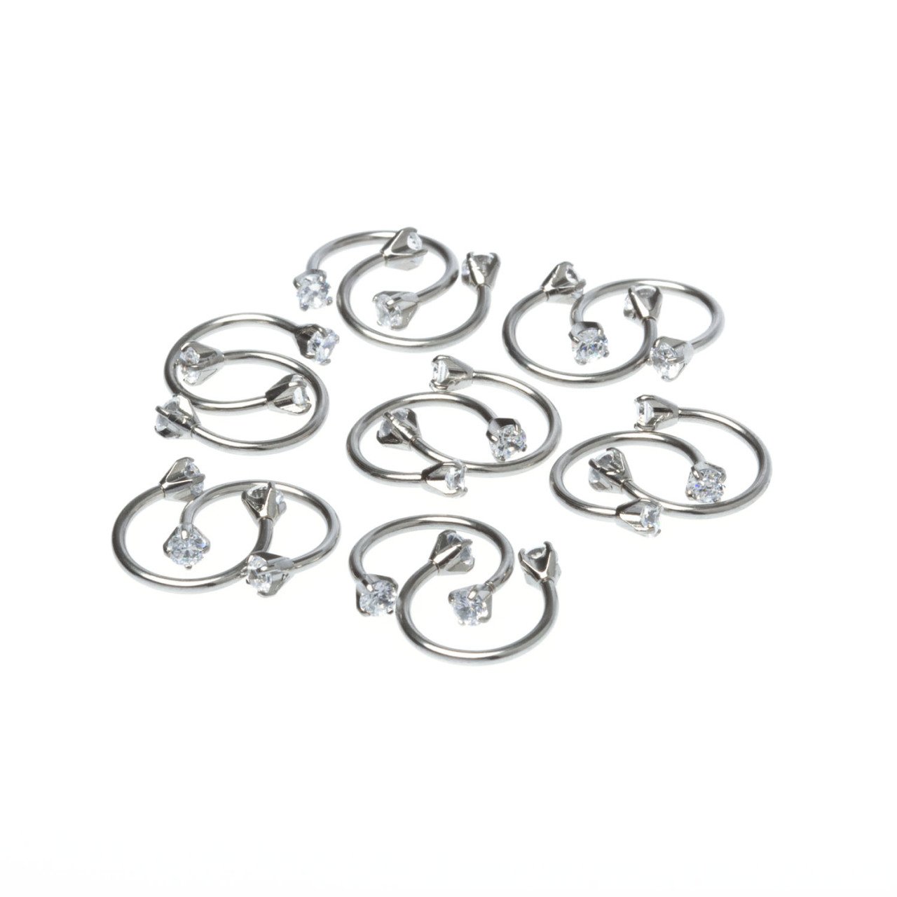 Toptan 316L Çelik Piercing Septum Smiley Boy: 1.2x10x3mm