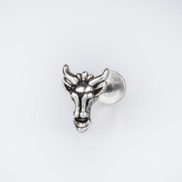 Toptan 316L Çelik Barlı Piercing Tragus Keçi Bar Boyu: 6mm