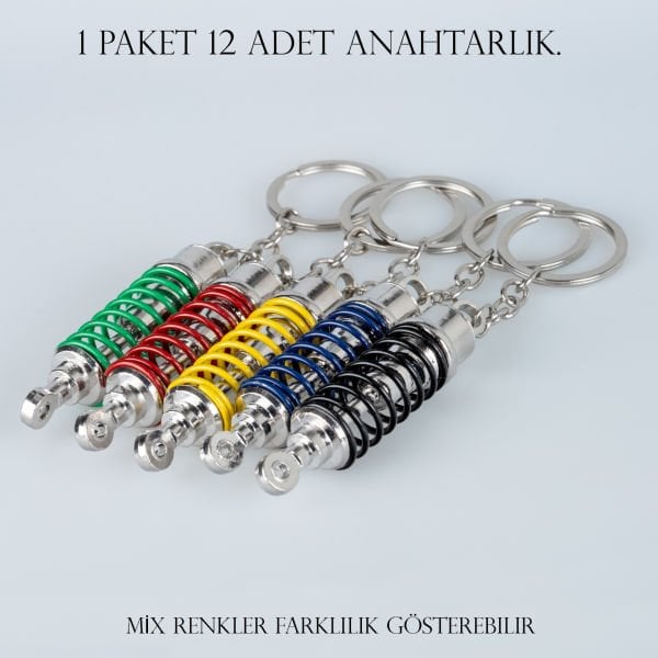 Keychain Suspension Package 12 Pieces