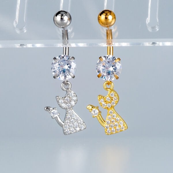 Piercing Göbek Fashion Kedi
