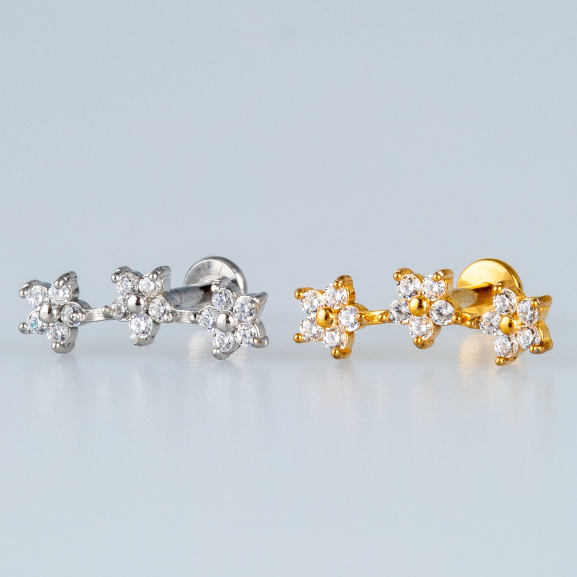 Piercing Steel Tragus Flower