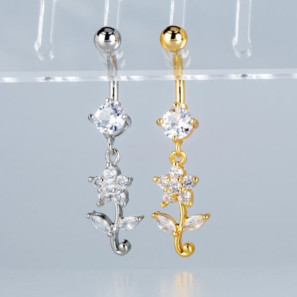 Piercing Göbek Fashion Çiçek