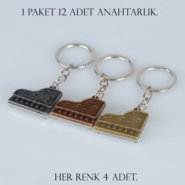Keychain Piano Package 12 Pieces