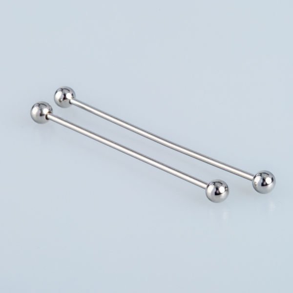 Piercing Köprü 1.2mm Bar 4mm Top İlk Delim Bar Boyu: 40mm