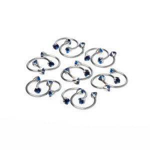 Toptan 316L Çelik Piercing Septum Smiley Boy: 1.2x10x3mm