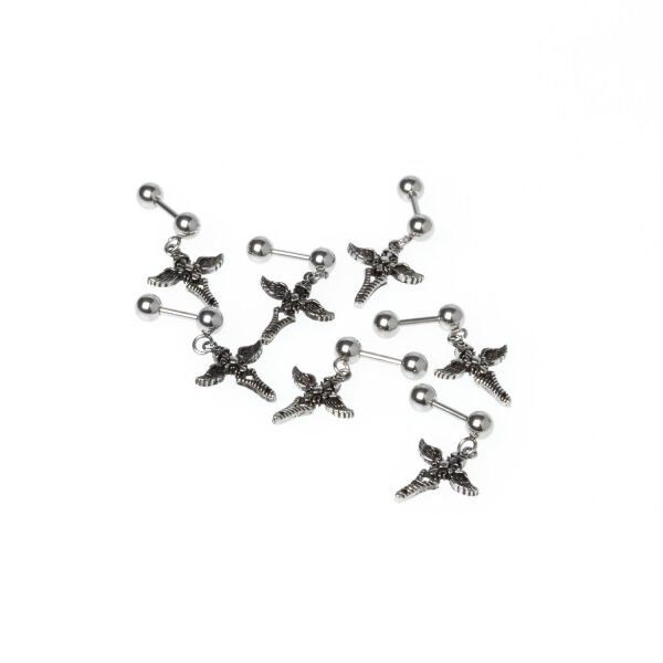 Toptan 316L Çelik Piercing Çelik Tragus Totem