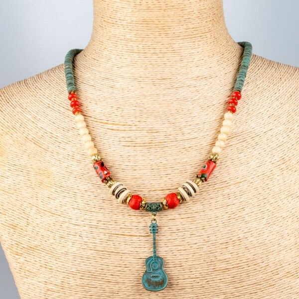 Etnik Doğal Taş Kolye