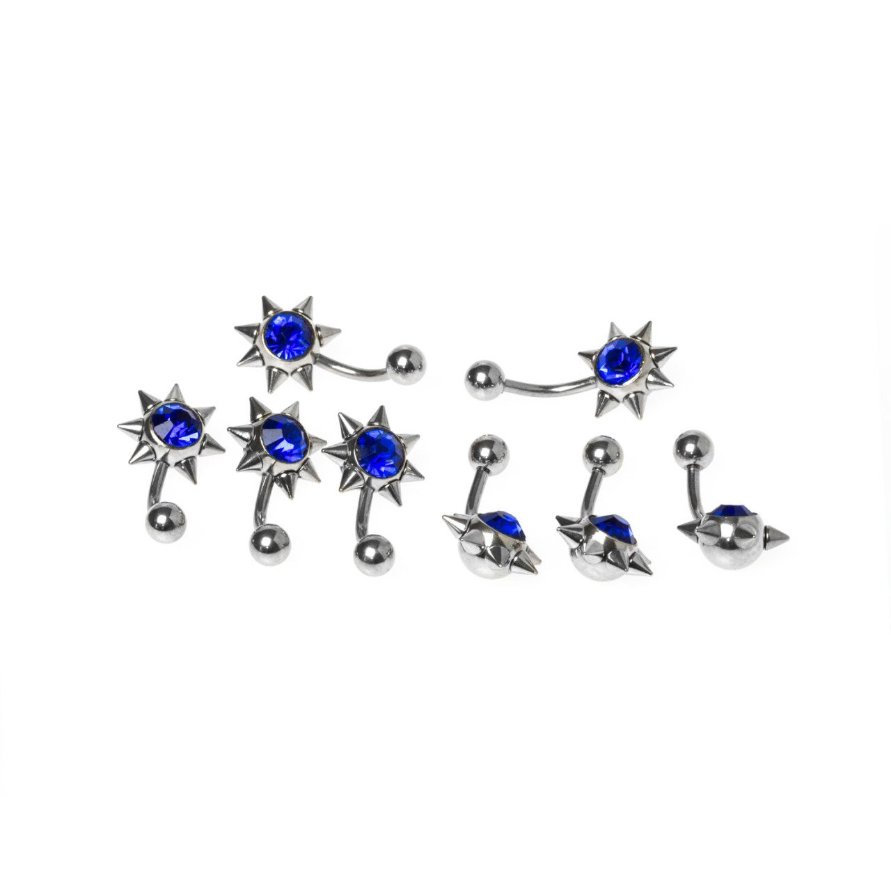 Toptan 316L Çelik Piercing Göbek Renk 2