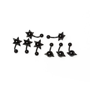 Toptan 316L Çelik Piercing Göbek Renk 3