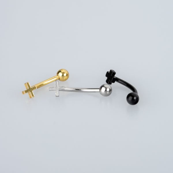 Piercing Kaş Artı Beyaz