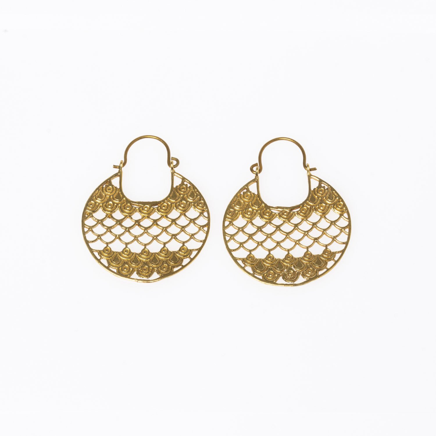 Pirinç Küpe Taşsız