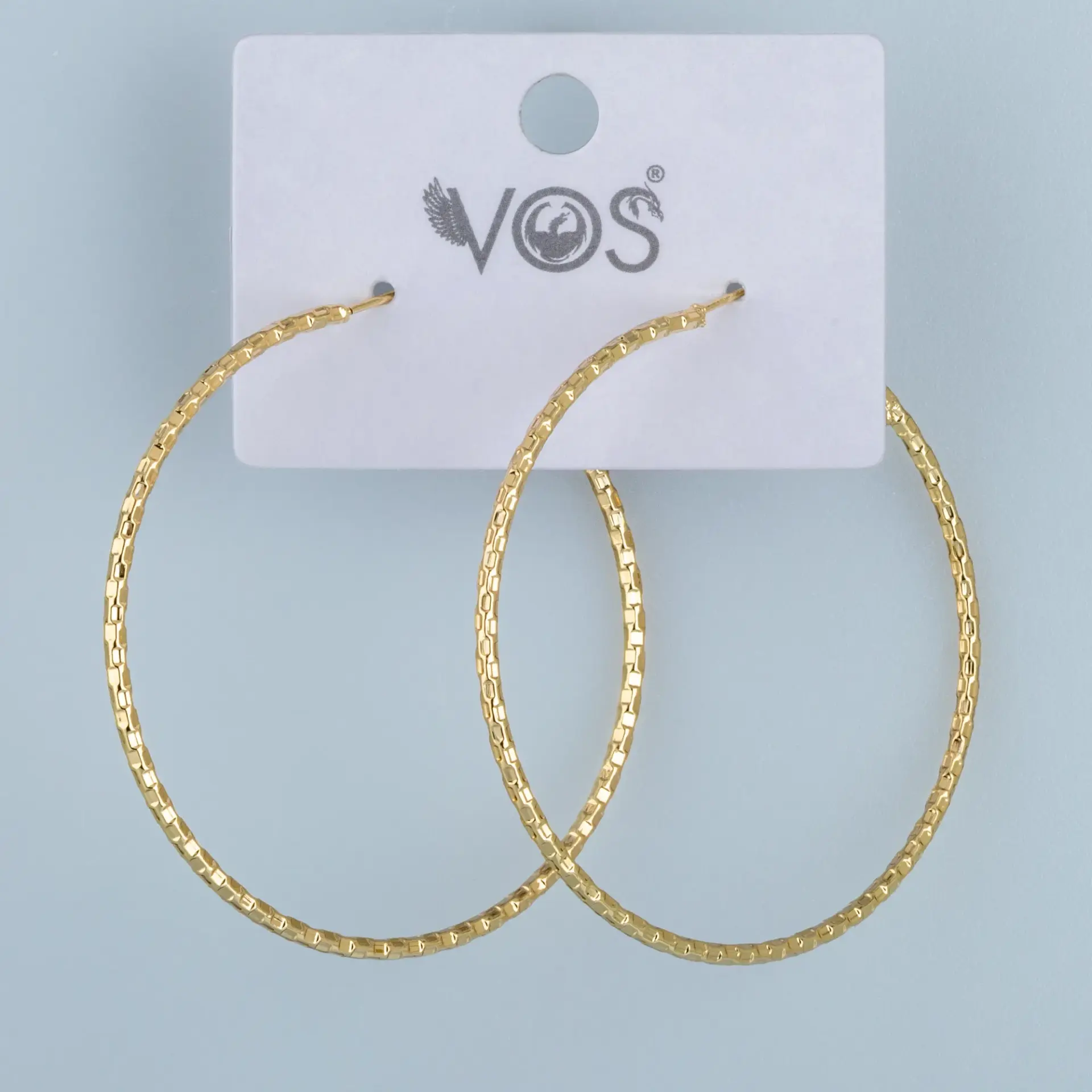 Vos Jewelry 14K Halka Küpe