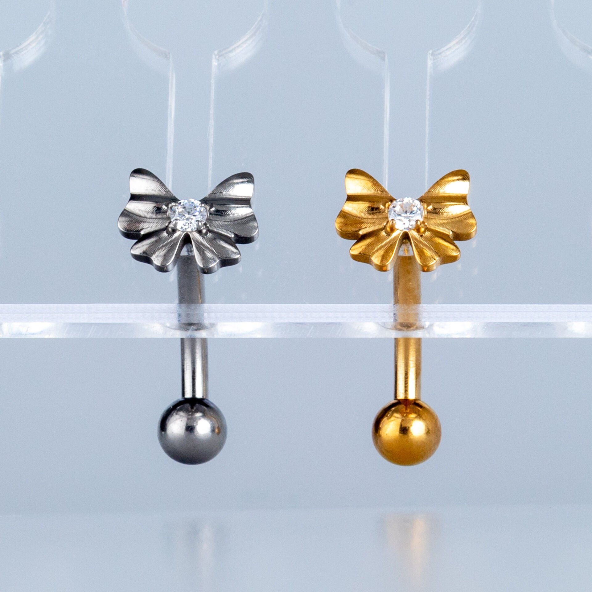 Piercing Titanyum Ters Göbek Fashion Fiyonk