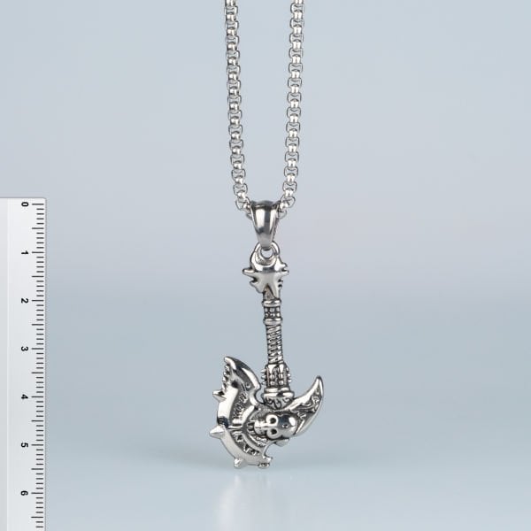 Steel Necklace Viking Warrior Ax
