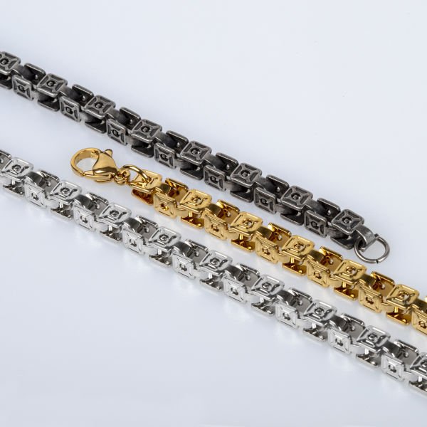 Men's Steel Bracelet Yellow