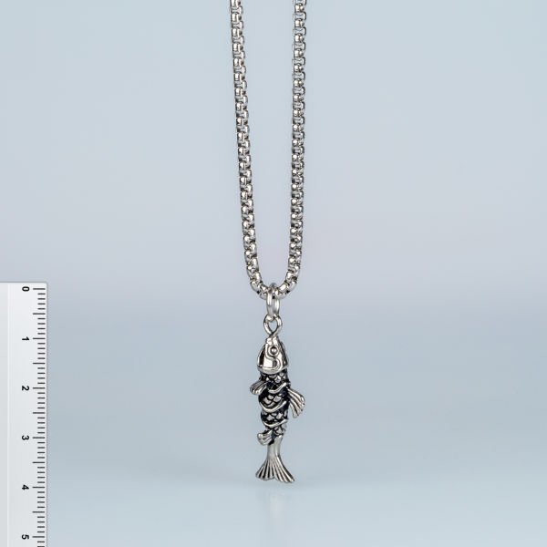Steel Necklace Pisces