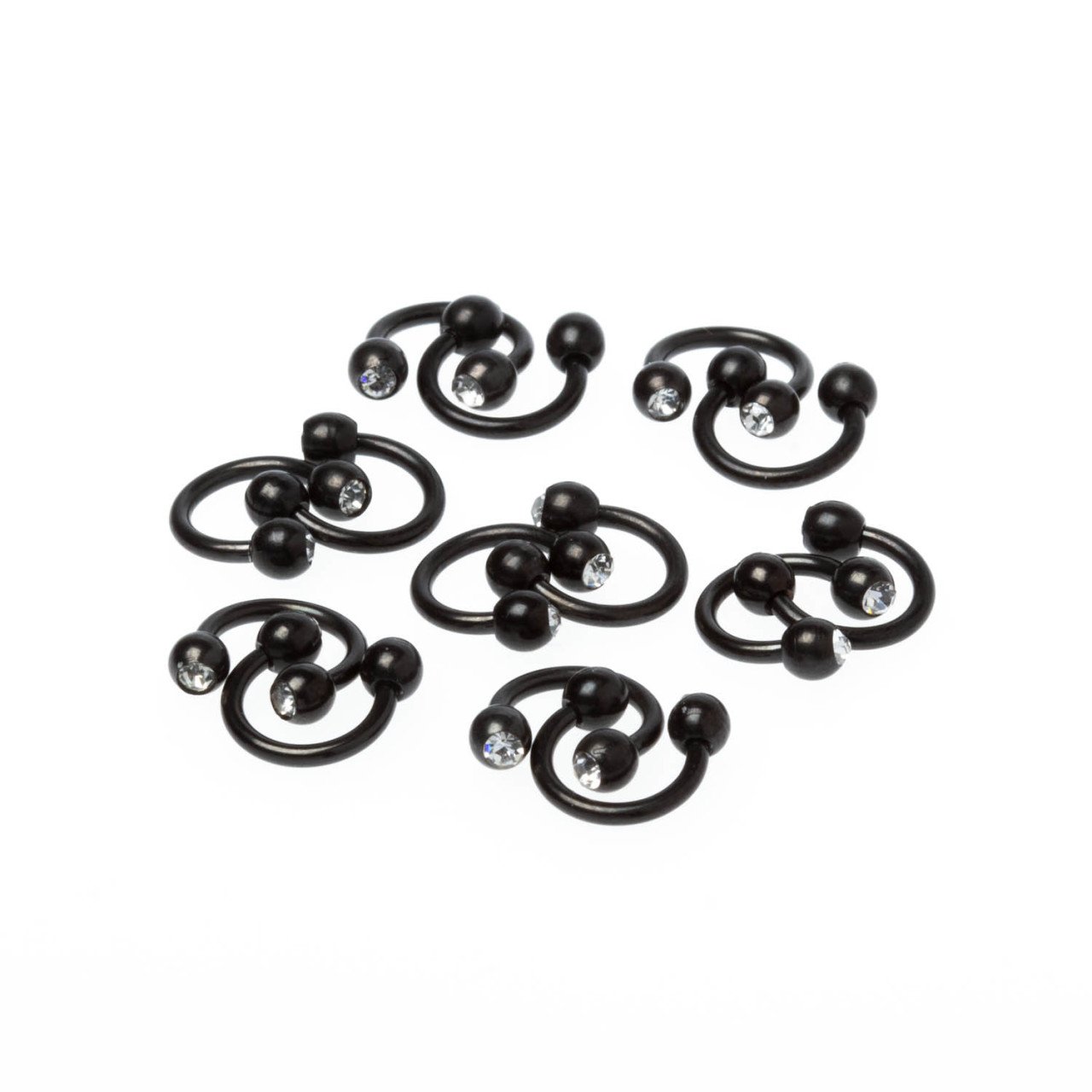 Toptan 316L Çelik Piercing Septum Smiley 3mm Top Boy: 1.2x6x3mm