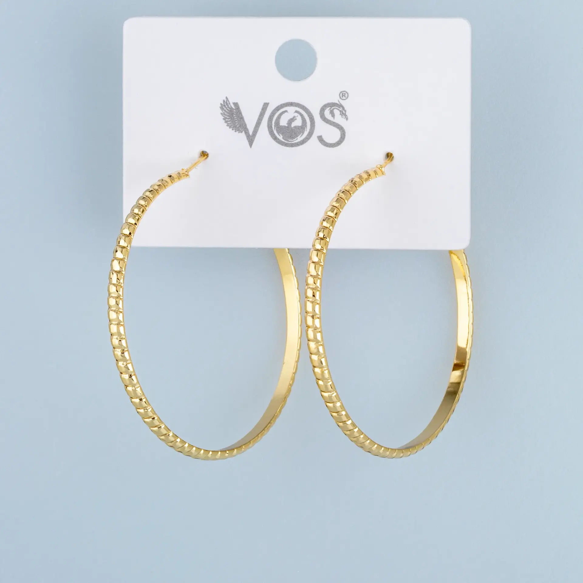 Vos Jewelry 14K Halka Küpe