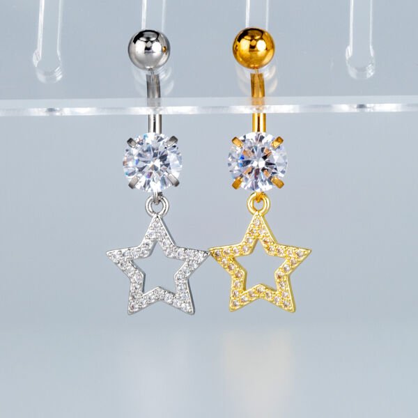 Piercing Göbek Fashion Yıldız