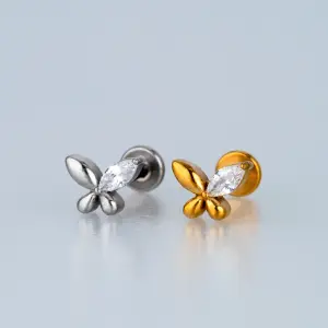 Toptan Piercing Çelik Tragus Kelebek