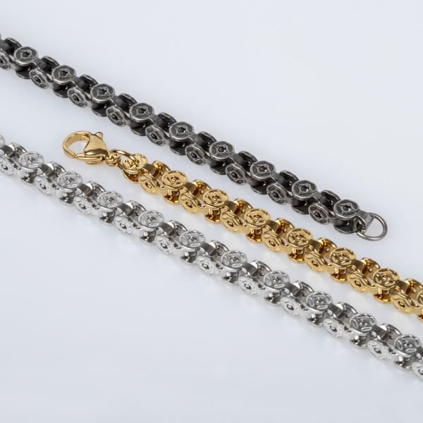 Men's Steel Bracelet Yellow