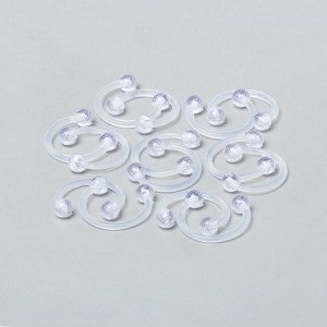 Piercing Septum Smiley Bioplast Length: 1.2x10x3mm