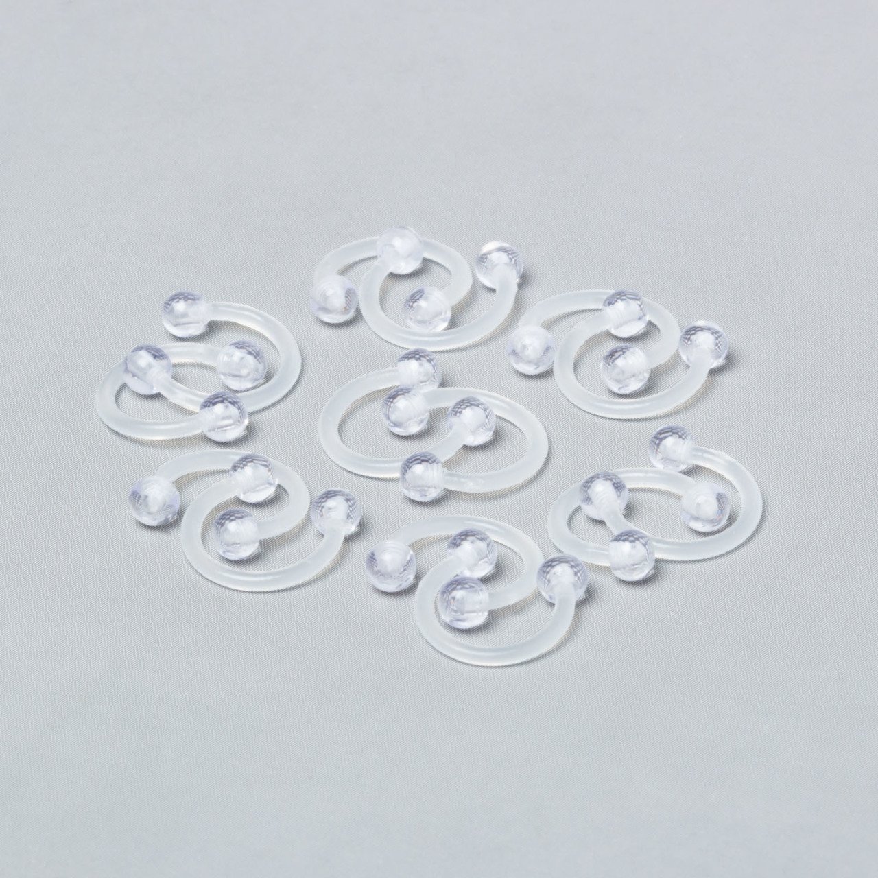 Toptan Piercing Septum Smiley Bioplast Boy: 1.2x8x3mm