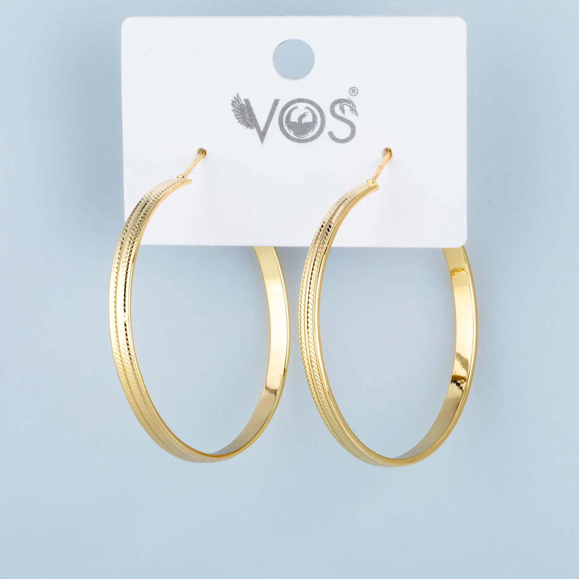 Vos Jewelry 14K Halka Küpe