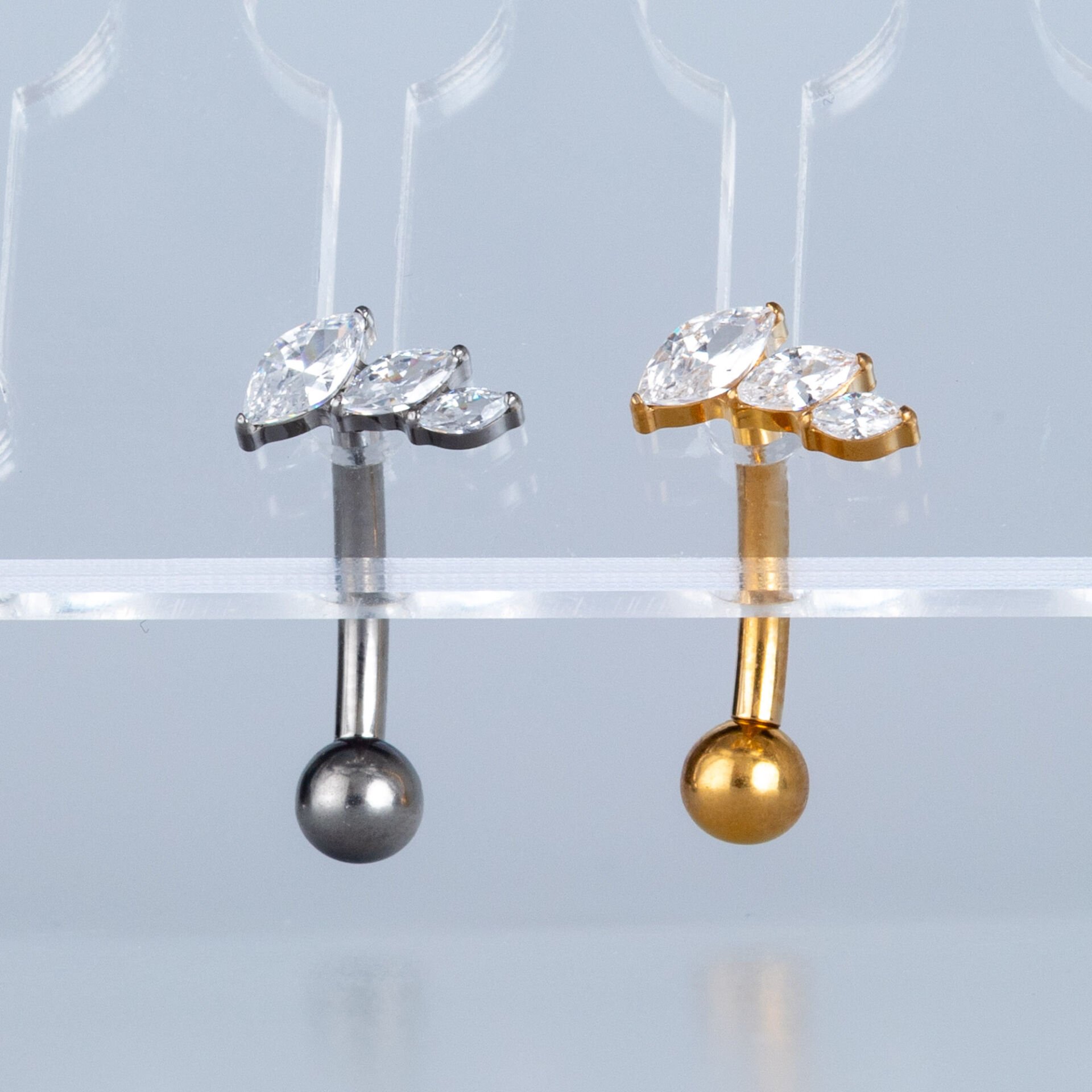 Piercing Titanyum Ters Göbek Fashion