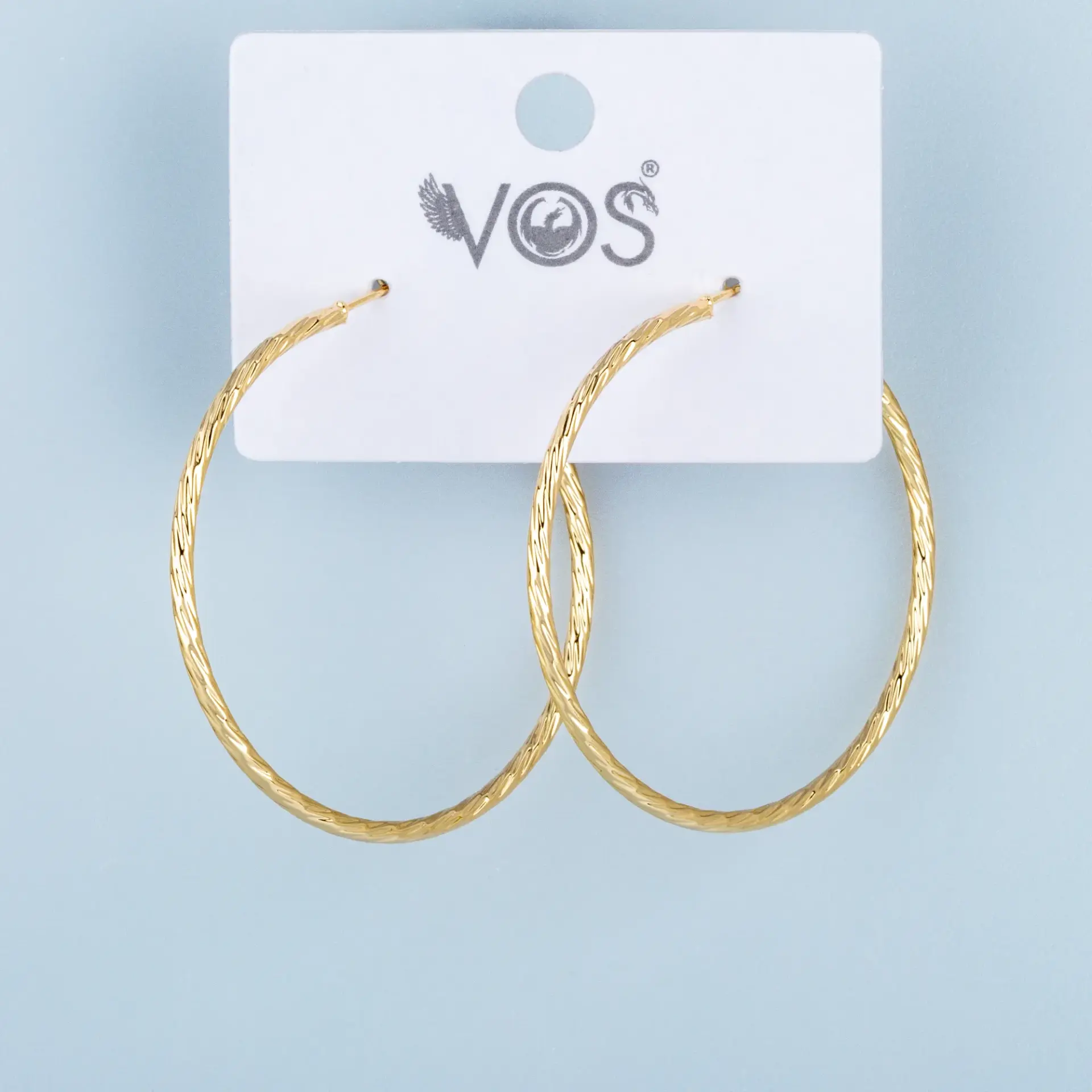Vos Jewelry 14K Halka Küpe
