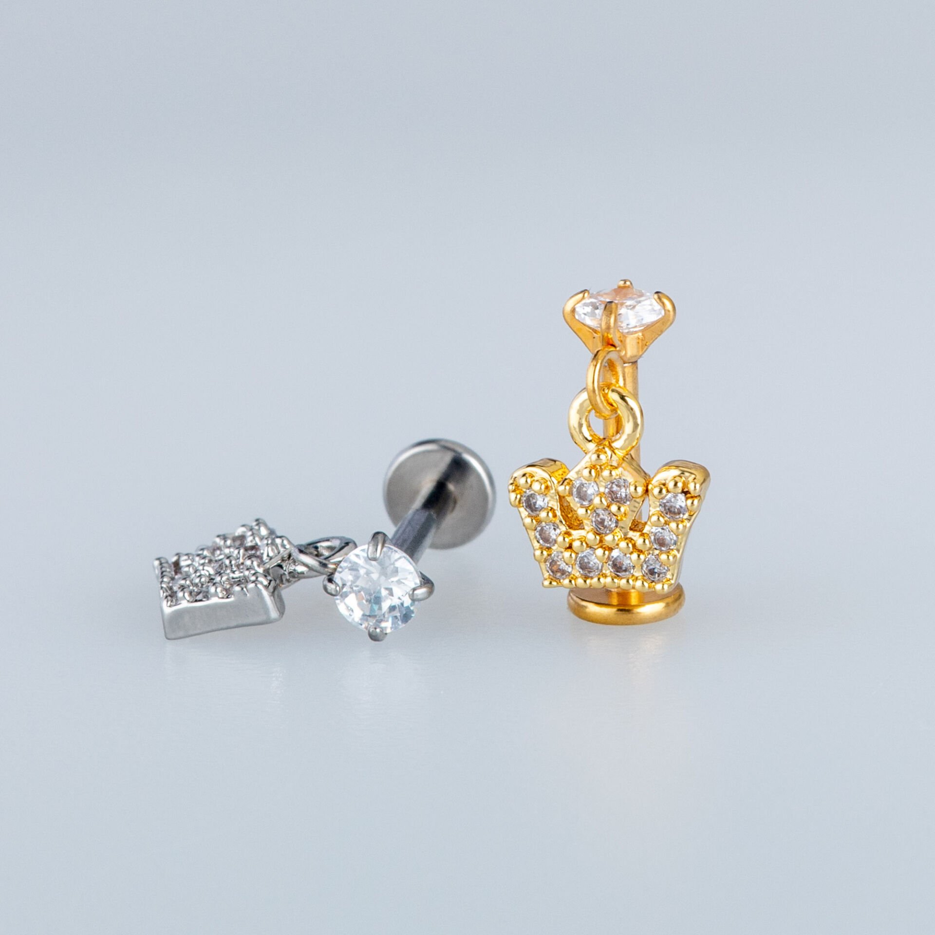 Piercing Tragus Helix Taç Sarı