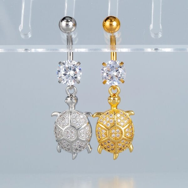 Piercing Göbek Fashion Kaplumbağa