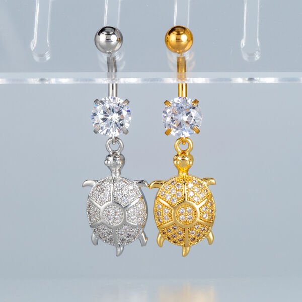 Piercing Göbek Fashion Kaplumbağa