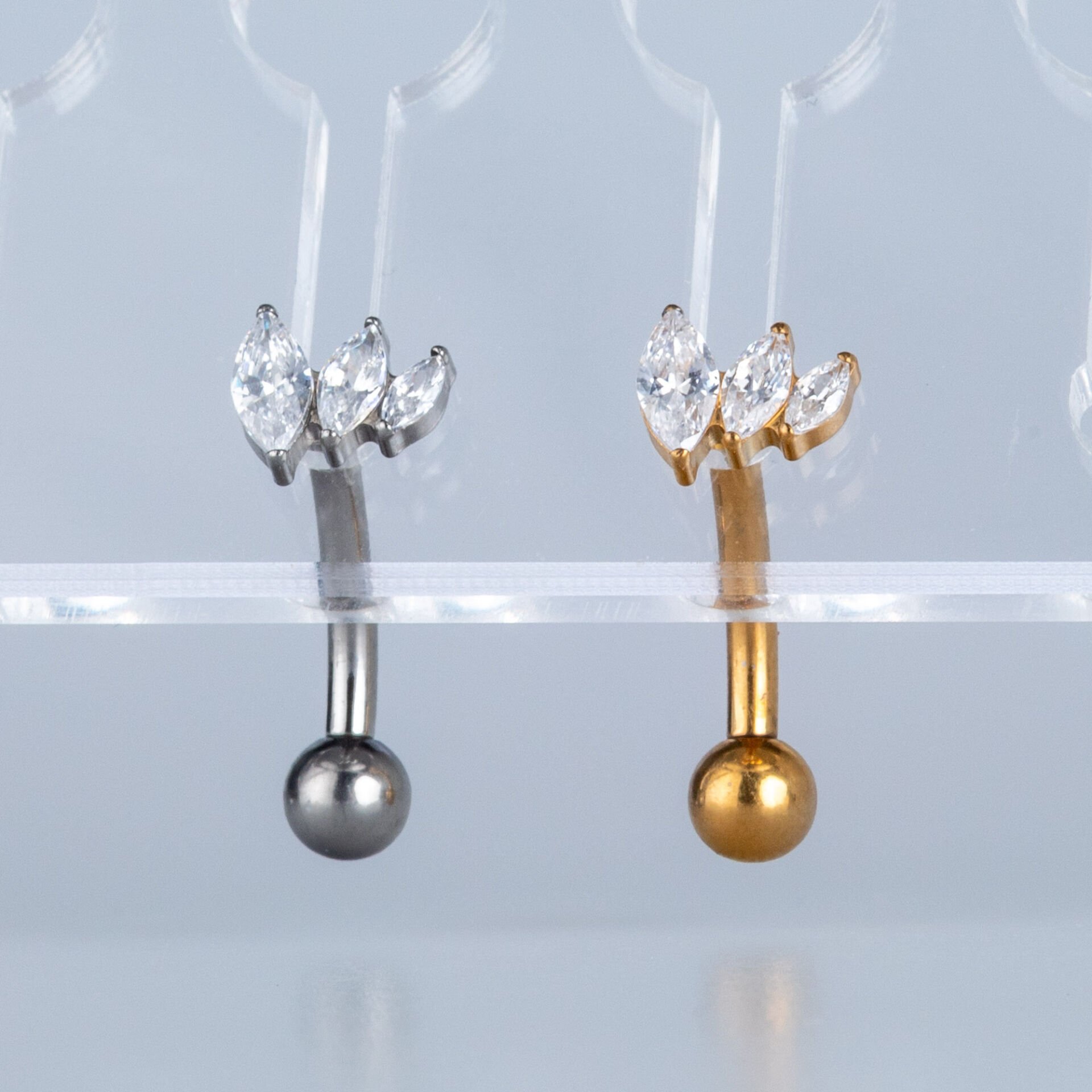 Piercing Titanyum Ters Göbek Fashion