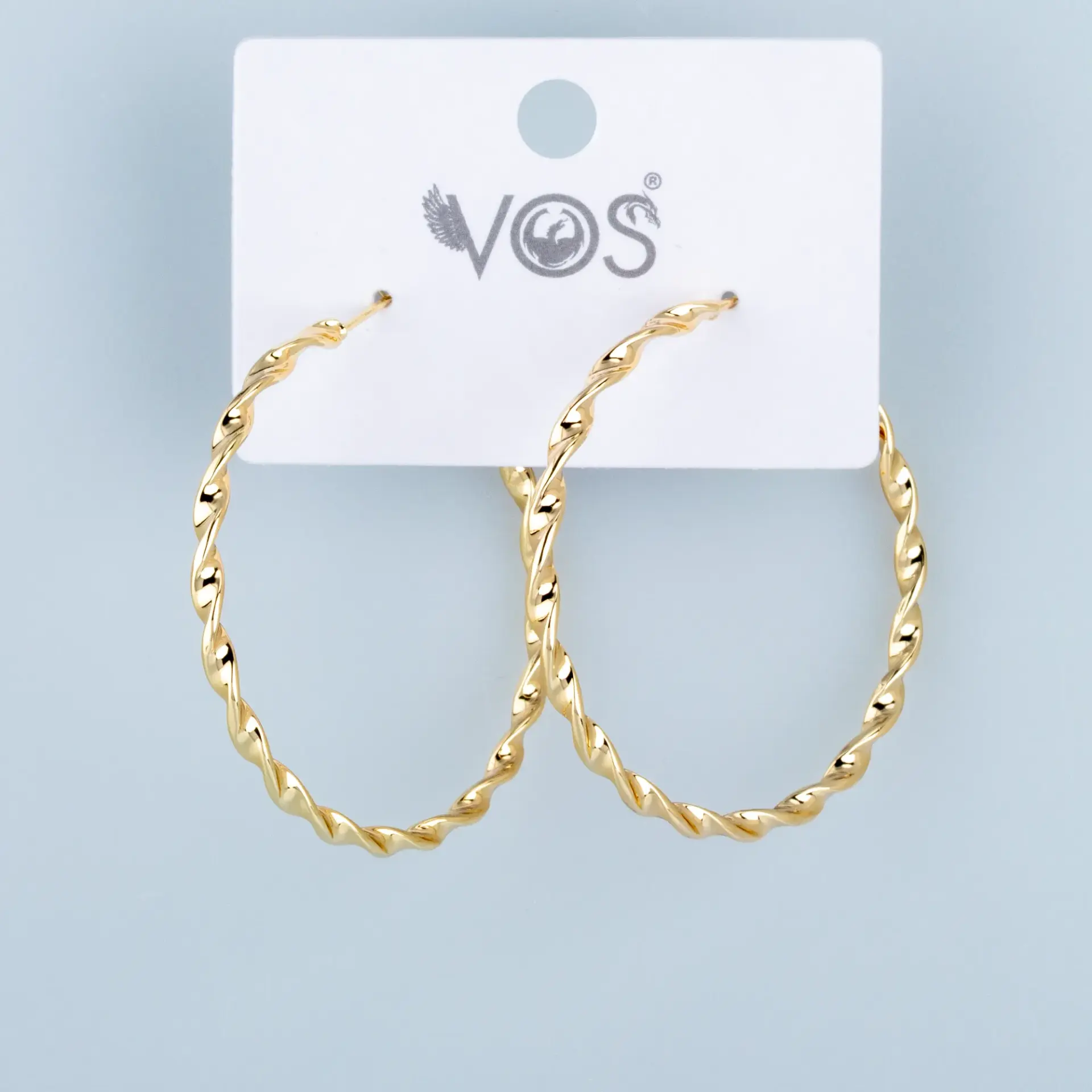 Vos Jewelry 14K Halka Küpe