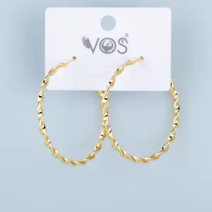 Vos Jewelry 14K Halka Küpe