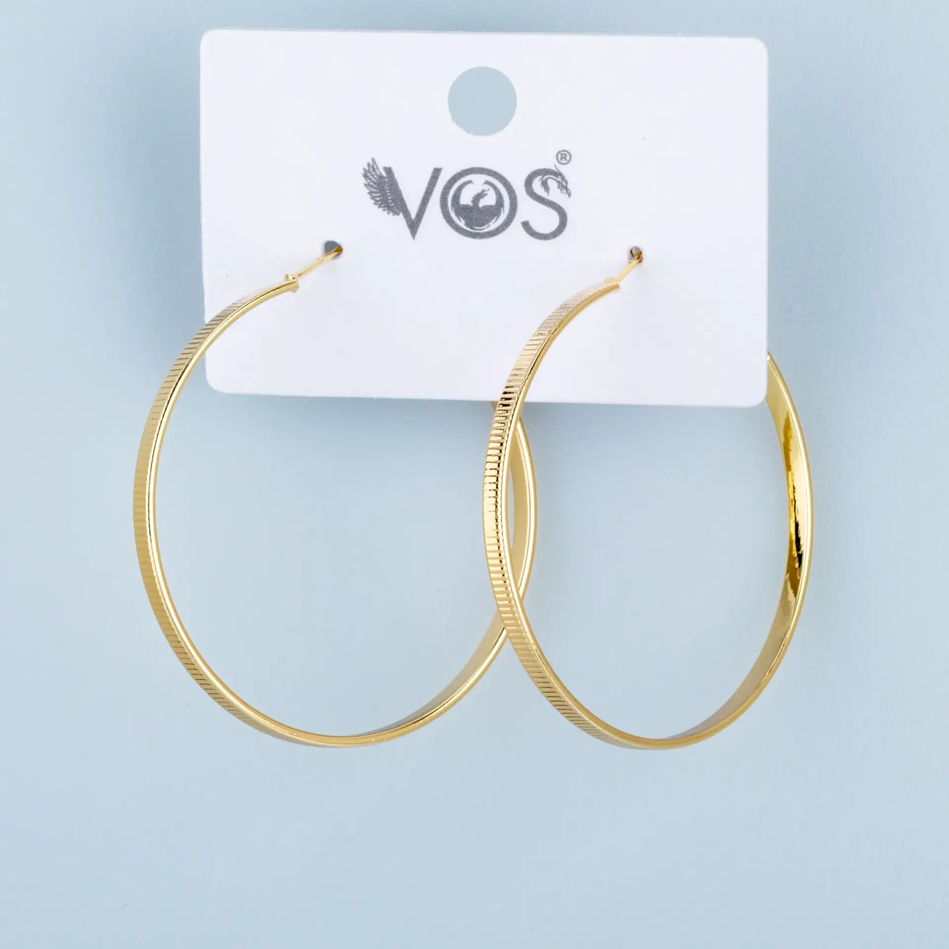 Vos Jewelry 14K Halka Küpe