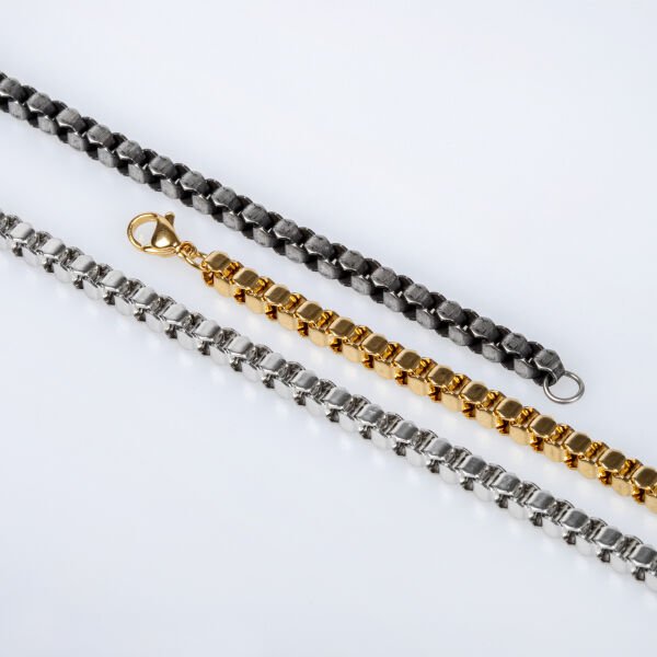 Men's Steel Bracelet Yellow