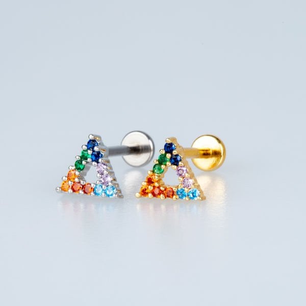 Piercing Tragus Triangle Yellow