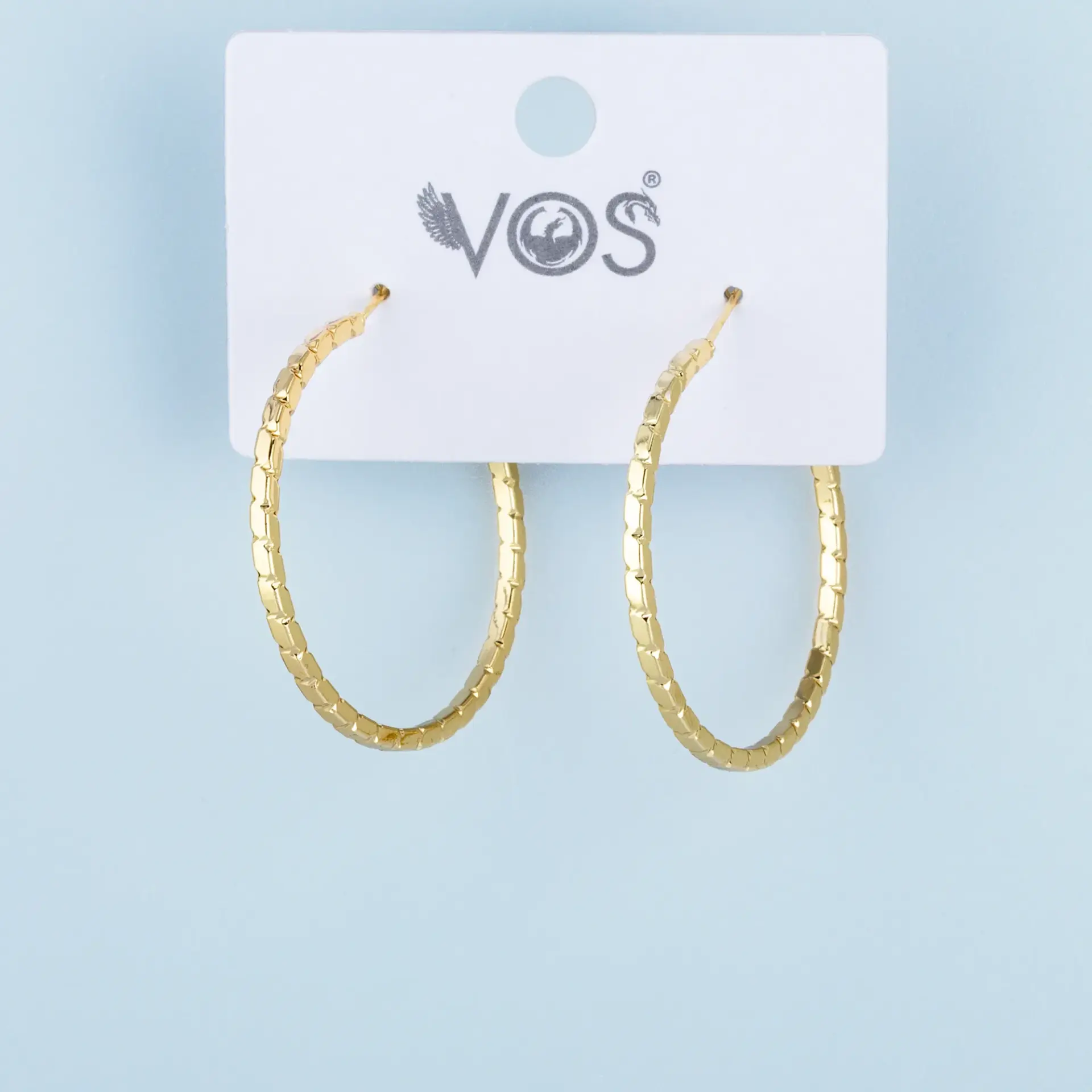 Vos Jewelry 14K Halka Küpe