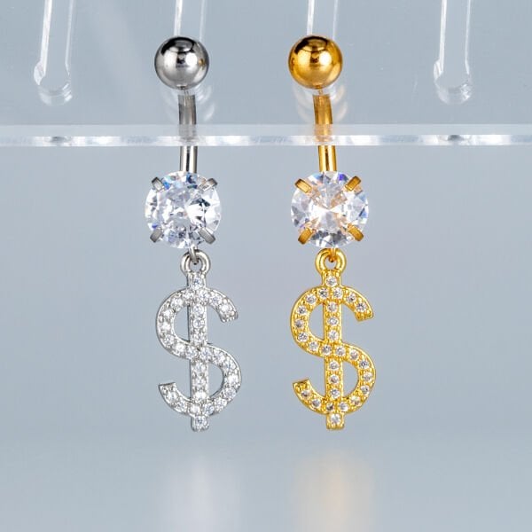 Piercing Göbek Fashion Dolar