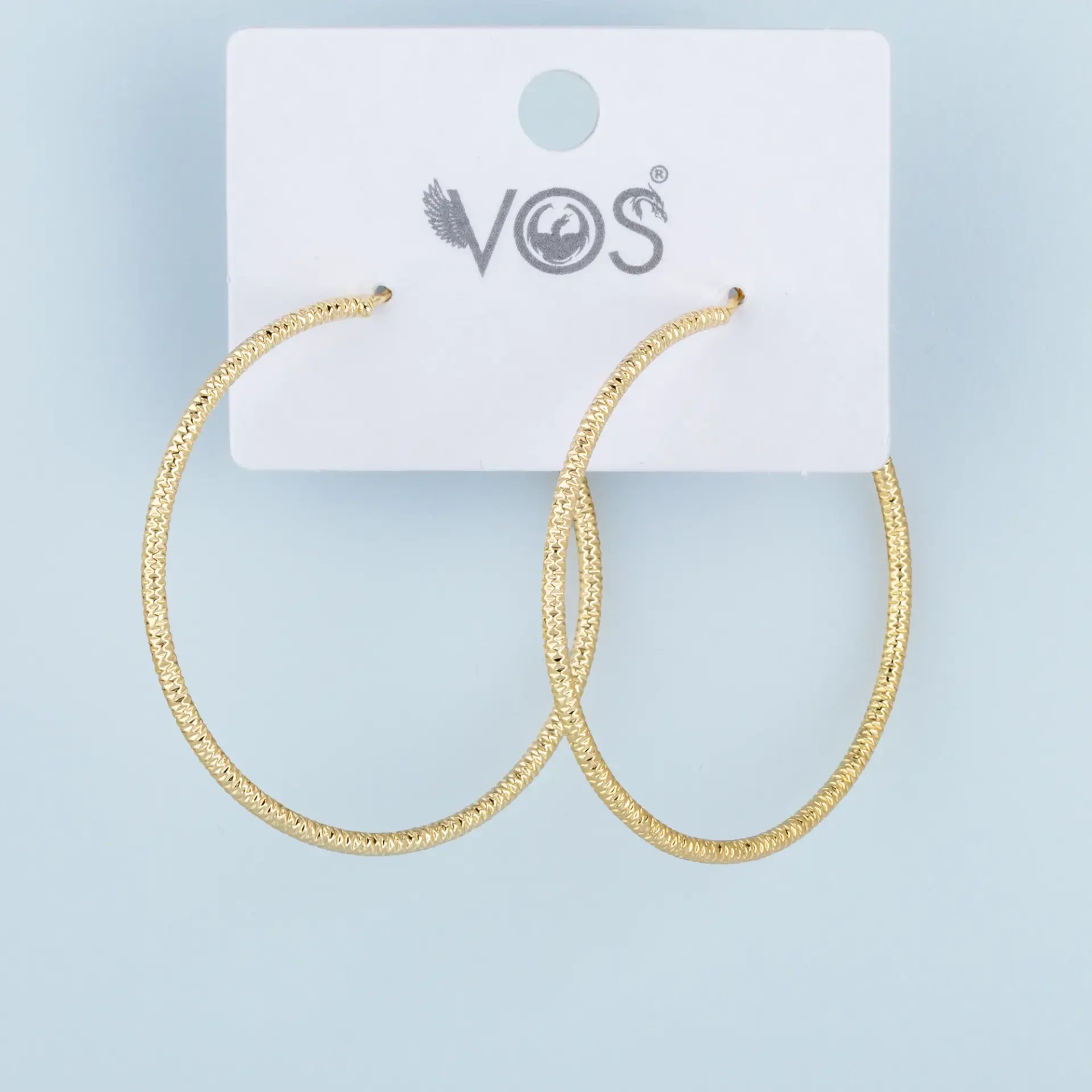 Vos Jewelry 14K Halka Küpe
