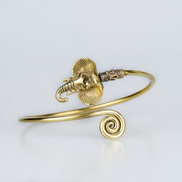 Brass Bracelet Elephant