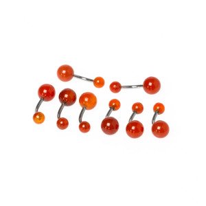 Toptan 316L Çelik Piercing Göbek Renk 2