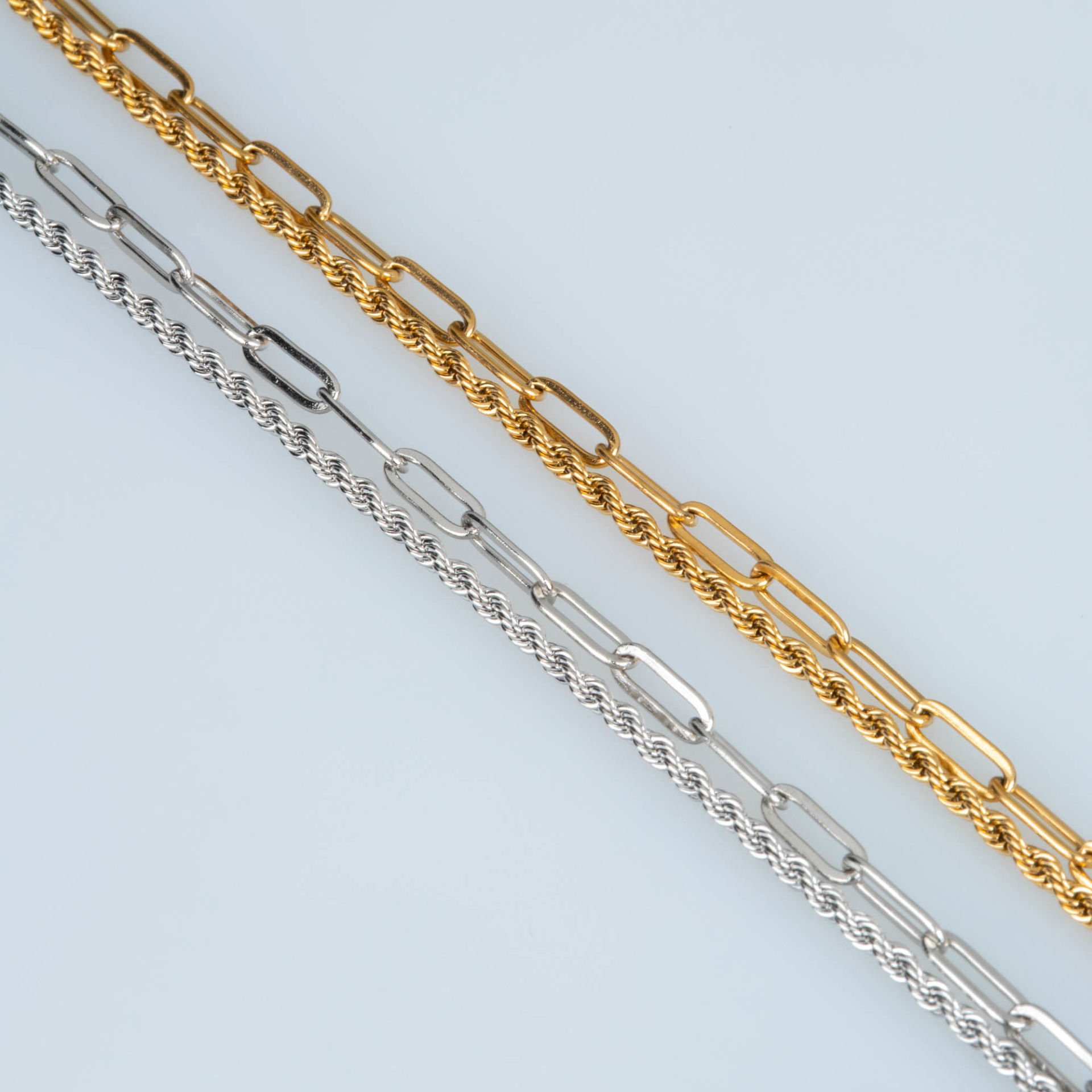 Steel Chain Bracelet Butterfly