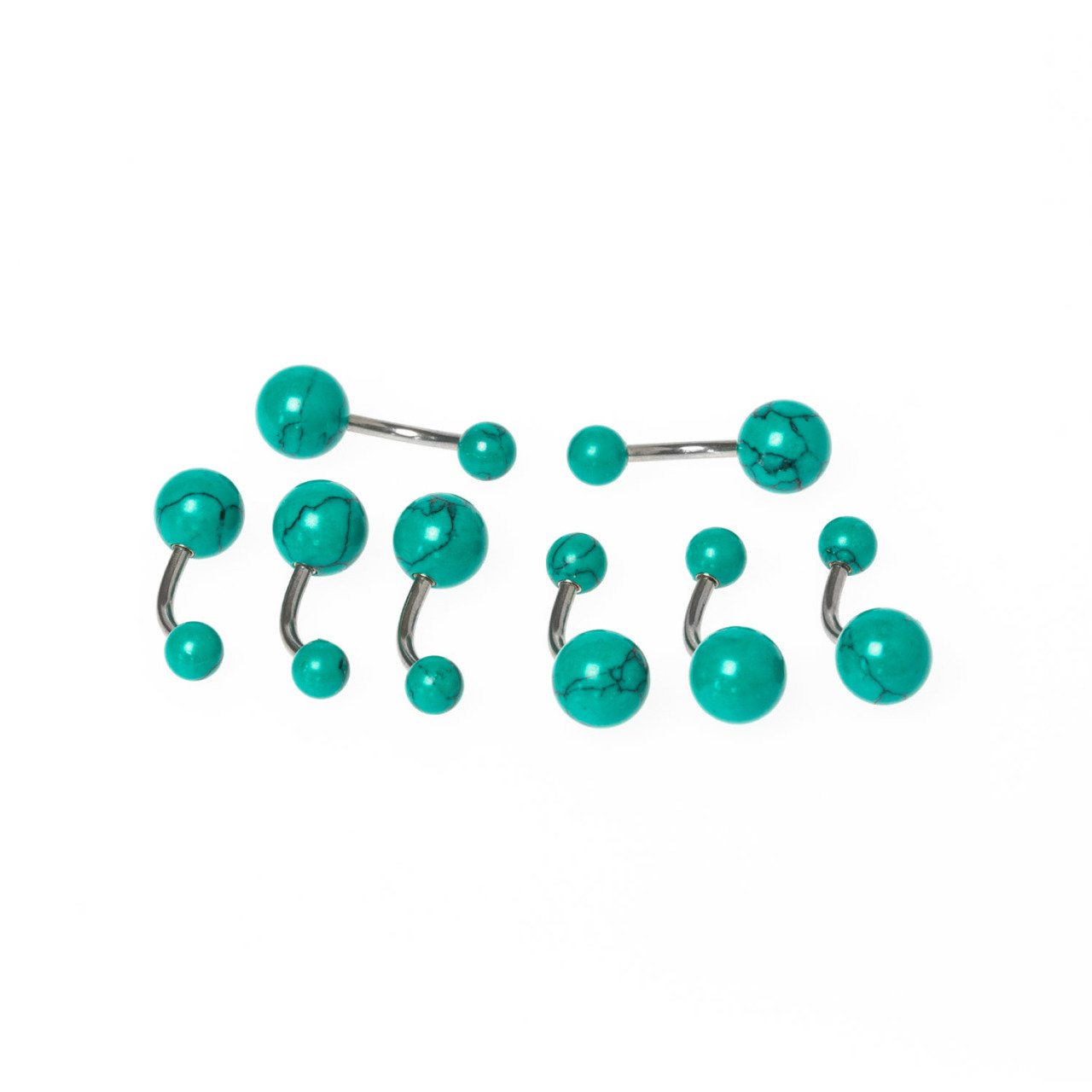 Toptan 316L Çelik Piercing Göbek Renk 3