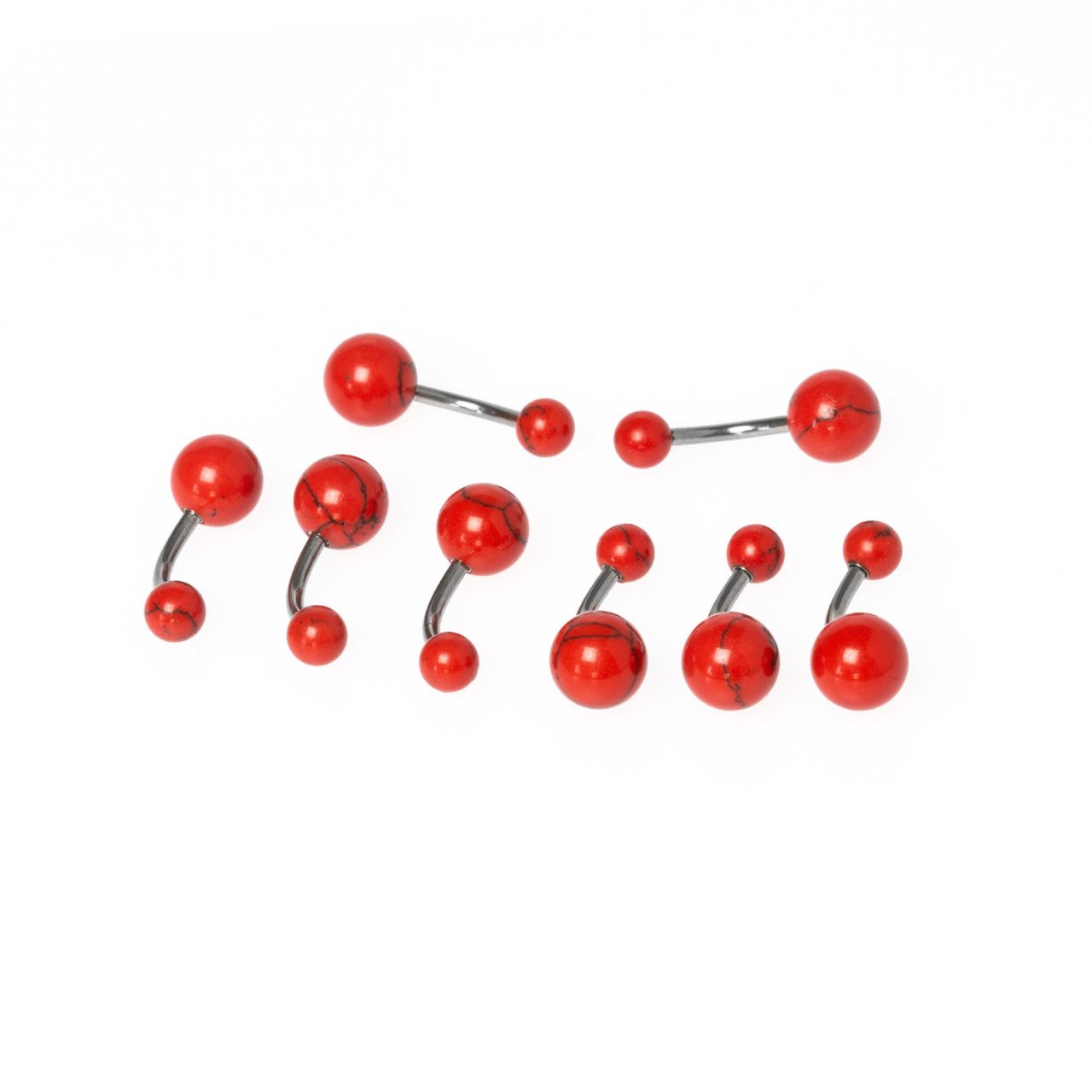 Toptan 316L Çelik Piercing Göbek Renk 4