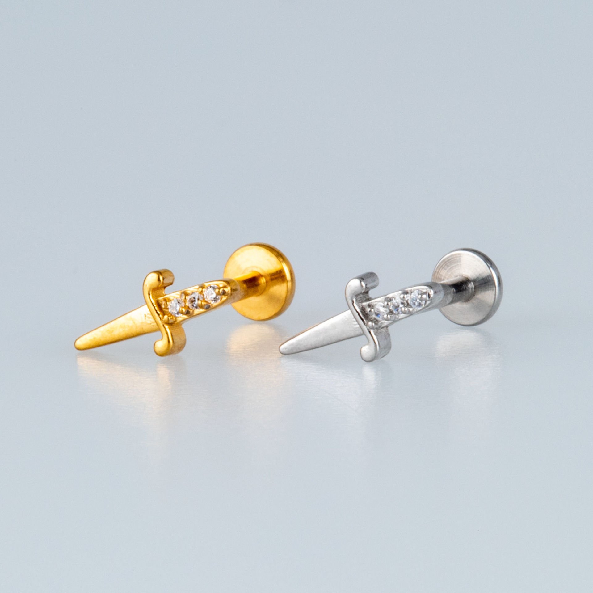 Piercing Çelik Tragus Bıçak