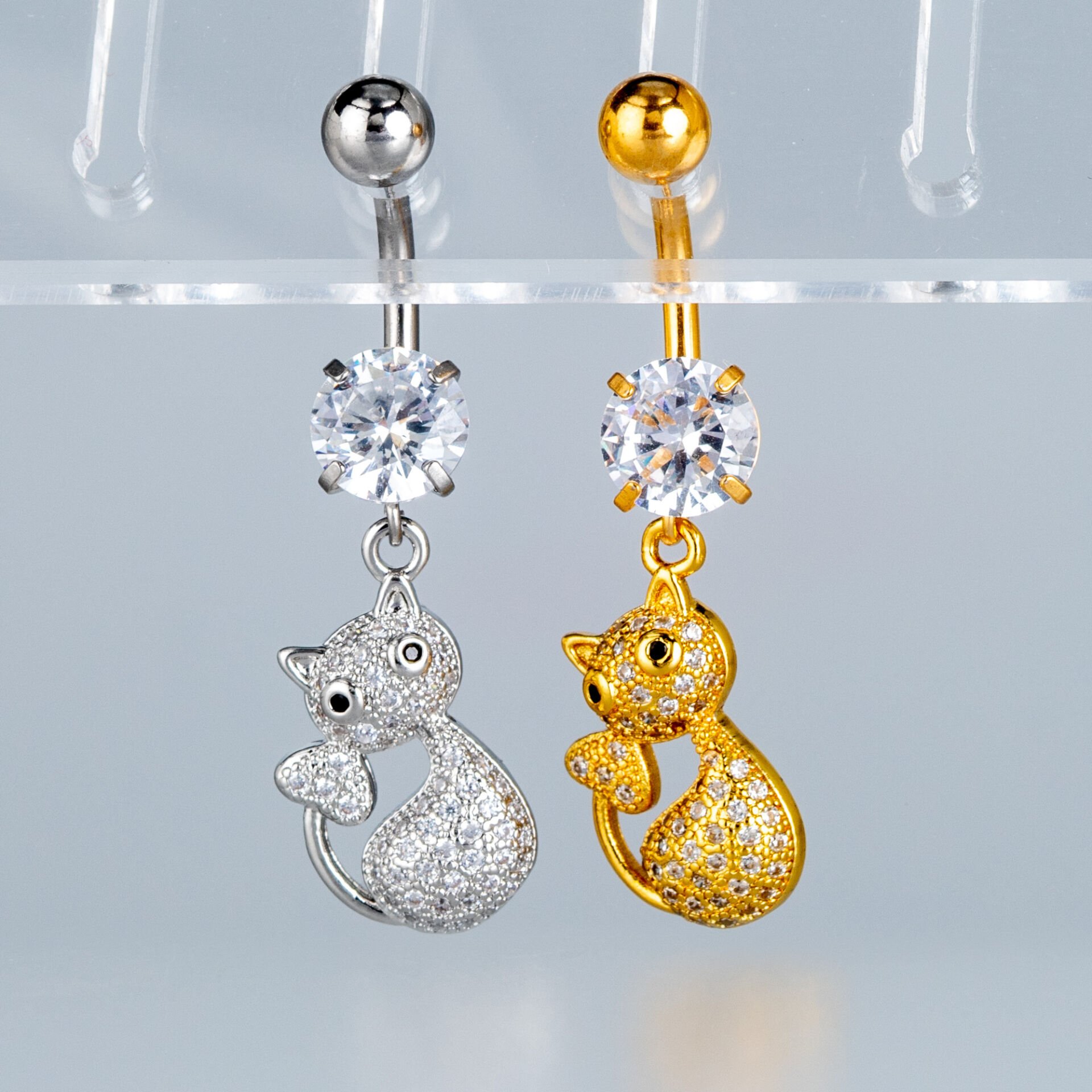 Piercing Göbek Fashion Kedi